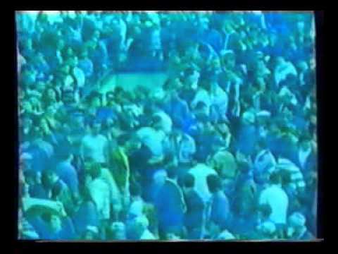 Rába ETO - Ferencváros 1993 Botrány a vendégszektorban