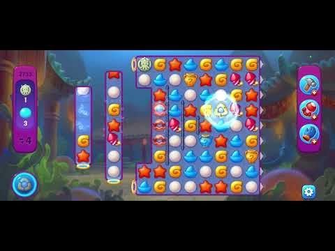 Fishdom gameplay level 2733