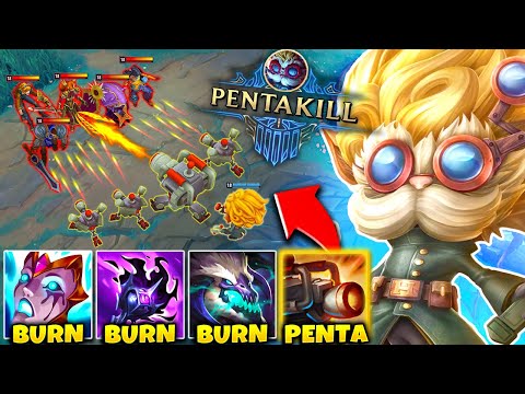 Heimerdinger but my turrets can literally 1v5 your whole team... (INSANE PENTAKILL)