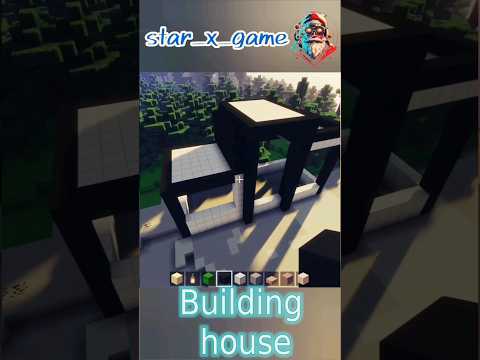 star_x_game - Building a modern house in Minecraft. How to build a house in Minecraft #shorts #building  #miecraft