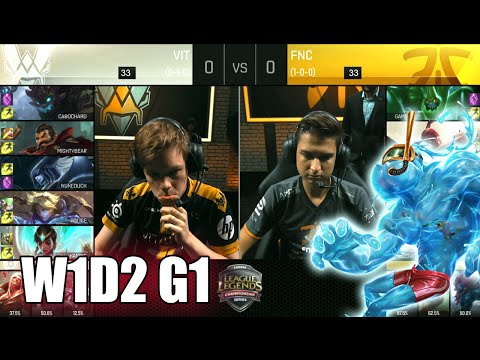 Vitality vs Fnatic | Game 1 S6 EU LCS Summer 2016 Week 1 Day 2 | VIT vs FNC G1 W1D2 1080p