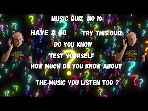 Music Quiz No 16