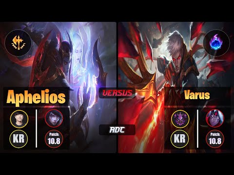 Ruler APHELIOS (ADC) [Conqueror] VS VARUS - Master KR Patch 10.8