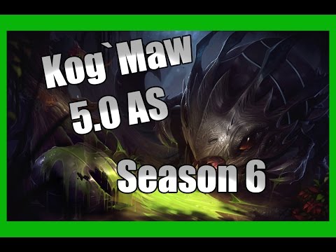Kog`Maw 5.0 Attack speed max LoL- League of legends