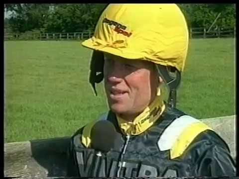 Stefan Melander efter försöket med Scarlet Knight i Hambletonian 2001.