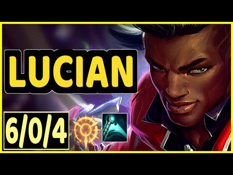 THEUSMA (LUCIAN) - 6/0/4 KDA GAMEPLAY - BR Ranked DIAMOND