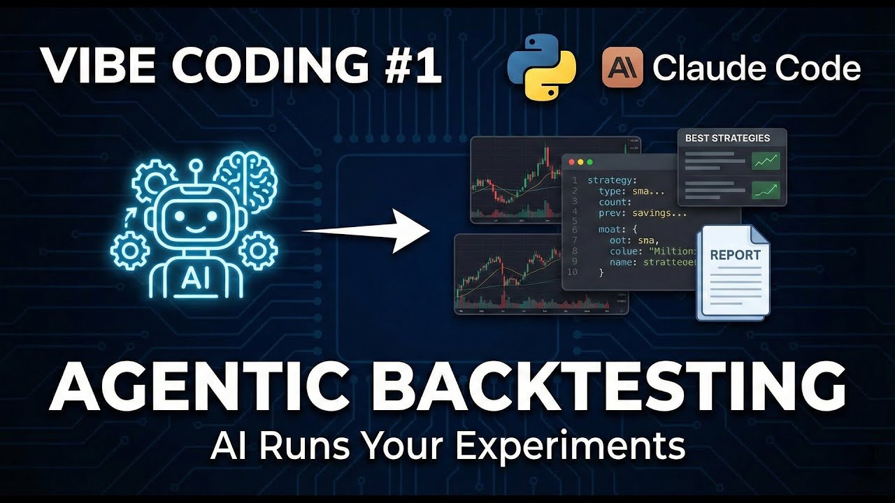 Vibe Coding #1 - Backtest Trading Strategies with Claude Code | Build Python CLI Tools for AI