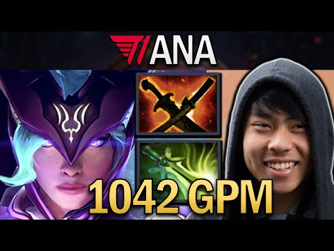 Luna Dota 2 7.32 Gameplay T1.Ana with 1042 GPM and Butterfly #dota2 #dota2gameplay