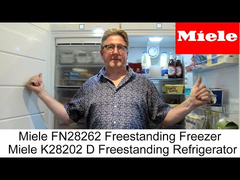 Miele FN28262 Freestanding Freezer and Miele K28202 D Freestanding Refrigerator - Review