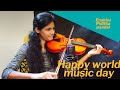 Enakku Piditha Paadal World Music Day Special Isaignani Illayaraja Violin Cover Instrumental