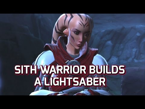 SWTOR: Sith Warrior Constructing a Lightsaber (Chapter 12 KOTFE)