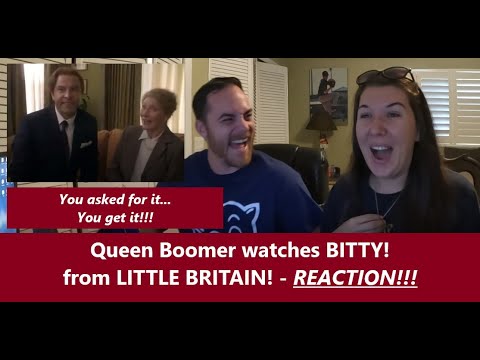 Americans React | LITTLE BRITAIN BITTY | Reaction