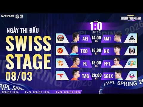 [NHÁNH 1W - 0L] TAG VS SGLX – TÂM ĐIỂM SUPER SUNDAY | FVPL SPRING 2026 - SWISS STAGE 08/03