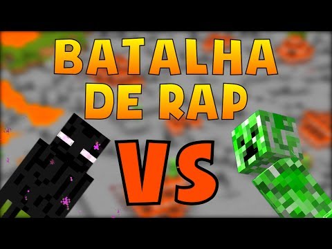 BATALHA DE RAP: Creeper VS Enderman (Minecraft)