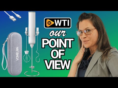Milk Frother Handheld with 3 Stainless Steel Whisks - WTI product video review