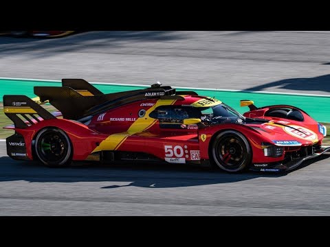 Ferrari 499P On Track #ferrari499p #ferrarihypercar #ferrari