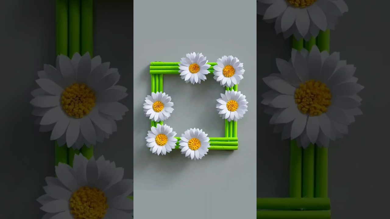 DIY Flower Wall Decor Ideas