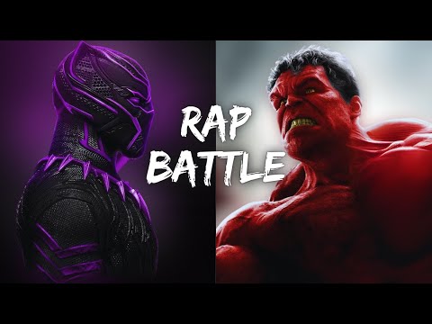 Black Panther vs Red Hulk | Super Rap Battle