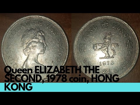1 Dollar coin 1978, QUEEN ELIZABETH, THE SECOND, HONG KONG