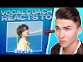 Reaction: BTS Jin - Yours (His BEST Yet) | Vocal Coach Justin Reacts