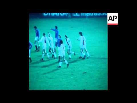 SYND 25-1-73 FOOTBALL AJAX OF AMSTERDAM V GLASGOW RANGERS