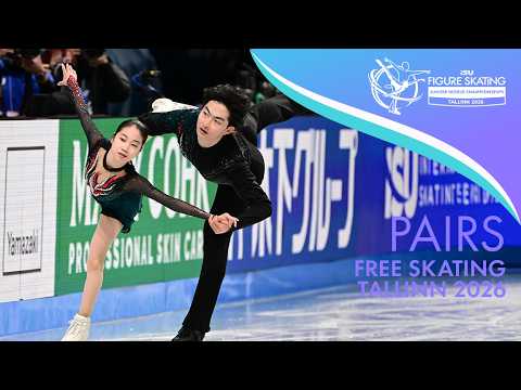 Pairs Free Skating  | ISU Figure Skating Junior World Championships | Tallinn 2026 | #WorldJFigure
