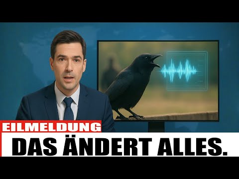 KI hat die Sprache der Krähen entschlüsselt... Was sie über uns sagen, ist schockierend.