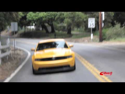 Eibach - Marco Andretti Drives Eibach Sport-Plus Equipped 2011 Mustang