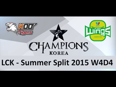 KOO vs JAG LCK Champions Summer Split 2015 W4D4 Koo Tigers vs Jin Air Green Wings game 2 highlights