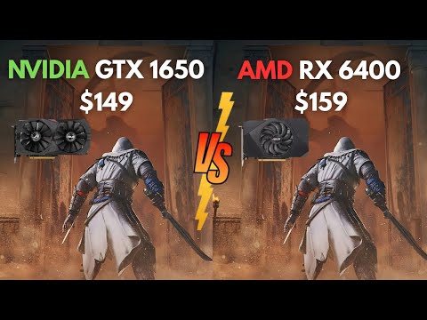 Nvidia GTX 1650 vs RX 6400 Test in Triple AAA Games 2025