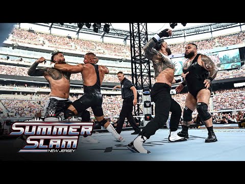 Roman Reigns & Jey Uso vs. Bron Breakker & Bronson Reed: SummerSlam 2025 highlights