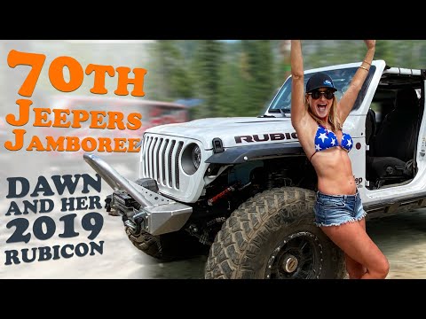 70th Jeepers Jamboree - Dawn Forman's Jeep JK on the Rubicon Trail