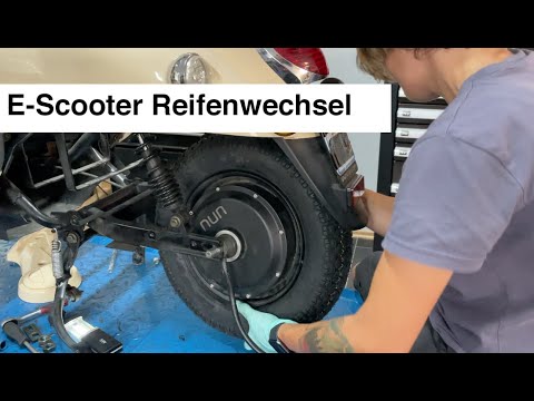 Roller Reifenwechsel E-Scooter Uno