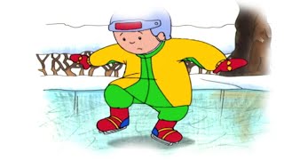 Funny Animated cartoon | Caillou Learns to Skate | WATCH CARTOON ONLINE | Cartoon for Children