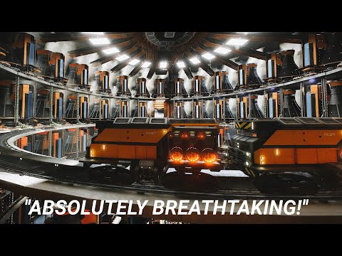 BREATHTAKING, ALIVE WORLD LIKE NOTHING YOU'VE SEEN - Trainworld Tour Pt4 - Satisfactory