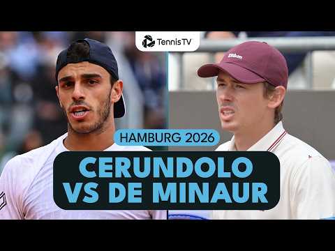 Francisco Cerundolo Faces Alex de Minaur 🤝 | Hamburg 2026 Highlights