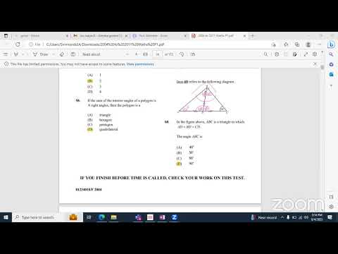 CSEC MATHEMATICS REVISION PAPER 1 (2023)