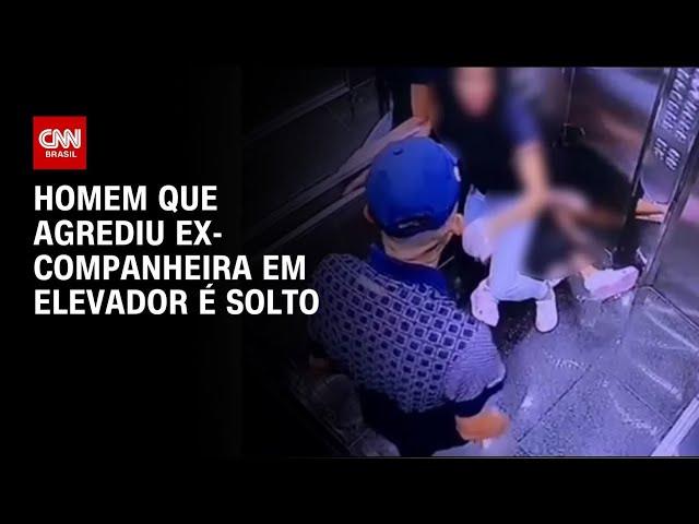 Homem que agrediu ex-mulher em elevador em Guarulhos é solto | CNN 360°