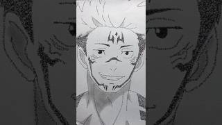Drawing sukuna from 'sukuna' #shorts #viral #sukuna #jjk