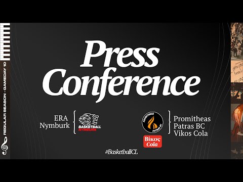 ERA Nymburk v Promitheas Patras BC Vikos Cola - Press Conference | #BasketballCL 2024-25