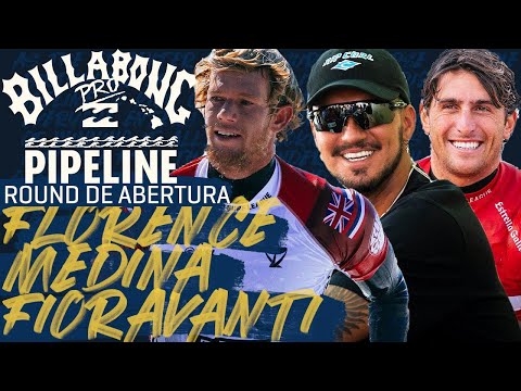 Gabriel Medina, John John Florence, Leo Fioravanti - Round de Abertura | Billabong Pro Pipeline 2023
