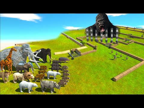 MODERN MAMMALS SAVING MUTANT PRIMATES in PARKOUR ROAD -  ARBS