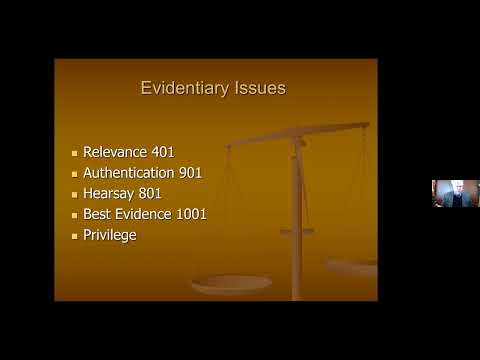The Five Evidence Issues
