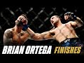 Every Finish From Brian Ortega's UFC Career