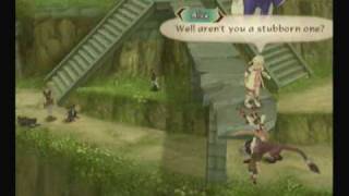 Tales of Symphonia 2 Game Playthrough Part 13 (Vs Hawk and Alice's Pets)