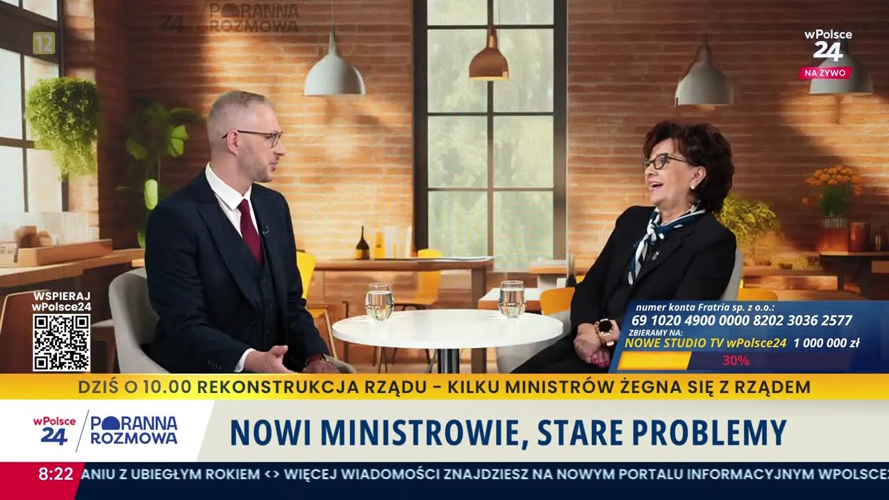 Elżbieta Witek: Stara zdezelowana lokomotywa dostanie nowe wagoniki