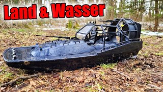 Außergewöhnliches Boot kann auf LAND und WASSER SCHWIMMEN?!