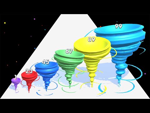 Crazy Tornado Racing 3D - Colorful Gameplay Walkthrough