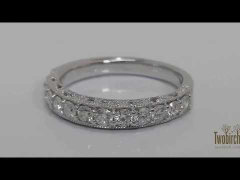 Filigree Vintage Wedding Ring - TwoBirch - WR929-I