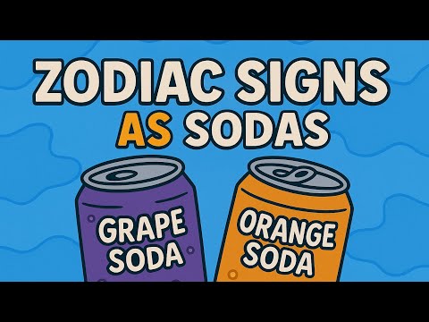 Zodiac Signs As Sodas #zodiacsigns #astrology
